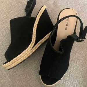 Torrid Espadrille Wedge Sandal size 11w
